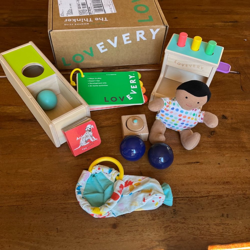 The Thinker Play Kit by Lovevery months 11-12